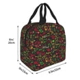 thumbnail image 2 of Yiaed Doodle Barbeque 1 Print Insulated Lunch Bag Reusable Cute Tote Lunch Box, Leakproof Cooler Lunch Bags for Work Office Travel School Picnic, 2 of 5