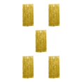 thumbnail image 1 of relayinert Rideau à Franges en Feuille Vibrante Application Grand et Options Personnalisables Or 3*1 m 5 Pcs, 1 of 4