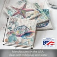 thumbnail image 3 of Thirstystone Jewels of the Sea 4-Pack Tumbled Tile Coasters 4" Square, 3 of 6