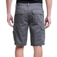 thumbnail image 2 of UNIONBAY Men's Wyatt Stretch Cargo Short Gray, 36, 2 of 4