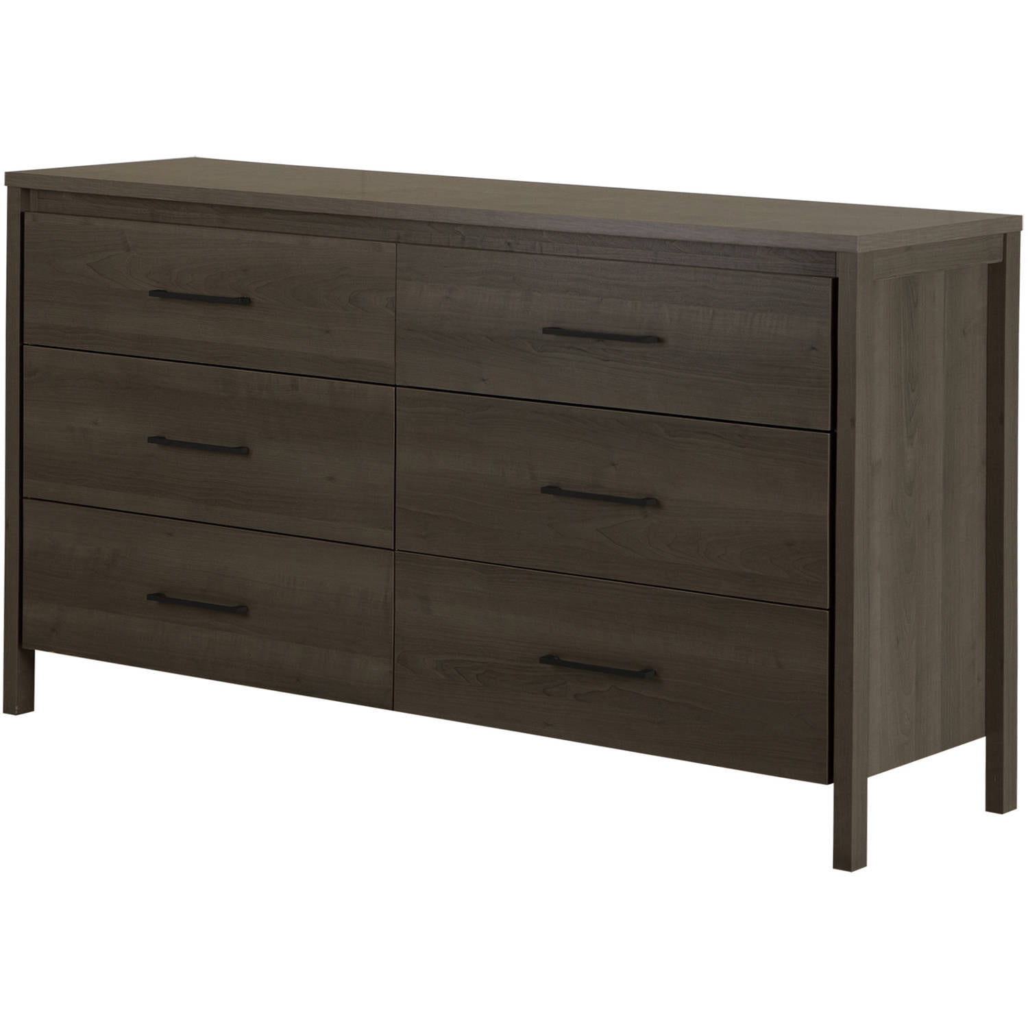 South Shore Gravity 6 Drawer Double Dresser Multiple Finishes Walmart Com Walmart Com