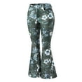 thumbnail image 3 of Felirenzacia Women Flare Jeans, Daisy Print, Colombian Design, Floral Pattern, Butt Lift, Skinny Jeans, Stretch Denim Pants Casual Comfy Y2K Streetwear, 3 of 6