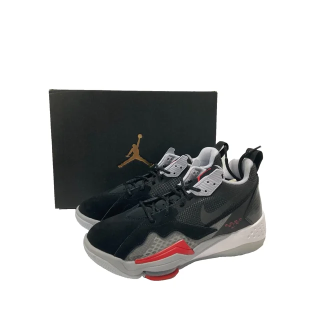 Nike Jordan Zoom 92 Shoes, Men's Sneakers CK9183-001, Black/University Red/White