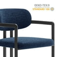 thumbnail image 4 of Side Dining Chair, Navy Blue, Fabric, Metal, Bar Pub Cafe Bistro Dining Kitchen Hospitality Restaurant, Modern Contemporary, HB37859, 4 of 10