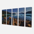 thumbnail image 2 of Grandes Bûches dans Lac de Montagne - Impression sur Toile Paysage Extra Large, 2 of 3