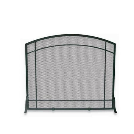 

Single Panel Black Wrought Iron Mission Screen