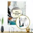 thumbnail image 3 of Designart "Exploring Boho Simplicity III" Abstract Mirror Wall Decor - Modern Grey Abstract Large Mirror For Wall Art Decor - 32" x 24" Inch, 3 of 5