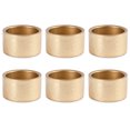 thumbnail image 2 of Design Imports Gold Round Painted Acrylic Napkin Ring Set of 6, 2 of 5
