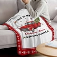 thumbnail image 3 of Red Christmas Blanket Soft Cozy Warm Throw Blanket for Couch, Plush Fuzzy Flannel Fleece Blankets for Sofa, Truck Xmas Tree Snowflake Gifts Winter Bed Blankets Lightweight Gifts for Women, 40"x60", 3 of 9