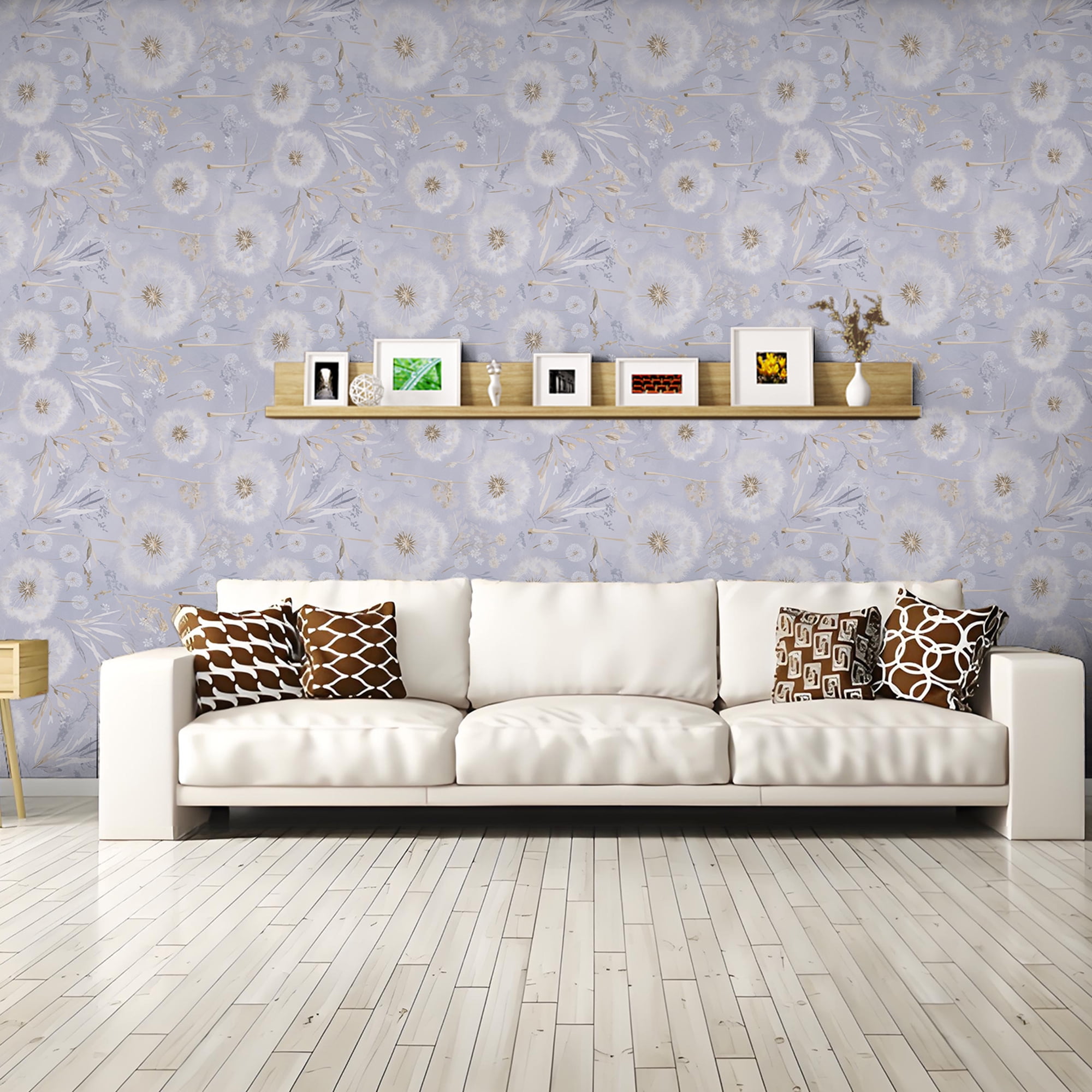 UMIGGEE Floral Wallpaper Peel and Stick Floral Wall Wallpaper Self Adhesive Flower Wallpaper Contact Paper 17.3-in x 118-in Home Decor Wall Covering Old Furniture Renovation