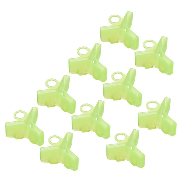 Uxcell Plastic Fishing Hook Bonnets Treble Hook Covers Fit for 1,2,3,  Fluorescent Yellow 100 Pack 