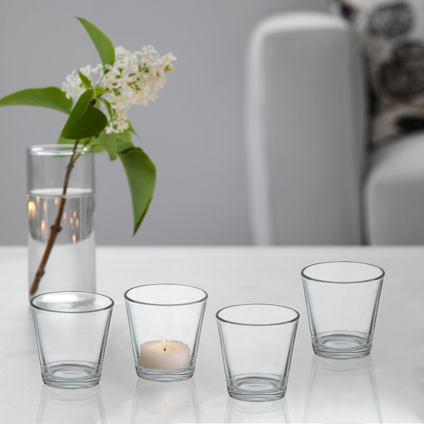 Mainstays Verre Tealight Holder 4pack Mainstays Verre Tealight Holder 4pack