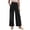 Black, variant on Sngxgn Womens Mid-Rise Stretch Pants Casual Work Pants(Grey,L)