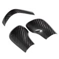 thumbnail image 2 of 3pcs/set Carbon Fiber Car Gear Shift Knob Decoration Trim Cover Sticker, 2 of 9