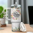 thumbnail image 4 of Grandma Gifts, Grandma Watercolor Floral Nutrition Facts, Tumbler 40 Oz With Handle Lid And Straw, Handle Grandmas Cup For Great Heart Sippy Flower Best Ever Coffee Cups Nana, 4 of 6