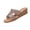 Gold, variant on Black Ladies Platform Summer Sandals Rhinestone Wedge Beach Slides Comfortable Pu Casual Outdoor Thick Sole
