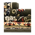 thumbnail image 3 of Unique Loom Sialk Hill Collection Area Rug - Washington (2' x 3' 1" Rectangle Green/Hunter Green), 3 of 9