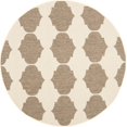 thumbnail image 1 of Safavieh Courtyard Beige Indoor Outdoor Rug - Round 5'3", 1 of 1