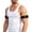 Black, variant on Arm Bands with Cross Embroidery Moisture Wicking, Machine Washable Christian Bicep Bands for Men and Women in Football, Baseball and Basketball