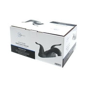 Mainstays 4-inch Centerset Bathroom Faucet with Push Pop-up, Dual Handle, Matte Black