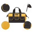 thumbnail image 3 of Maleta De Herramientas Gran Capacidad Mochila Organizador lack and yellow mosaic color, 3 of 4