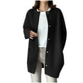 thumbnail image 2 of Women's Knitted Pocket Cardigan, Solid Color Sweater Jacket, Soft Wool Blend, Versatile Style, For Fall/Winter, Daily Wear, Lightweight Design, Stylish Outerwear, Casual Fashion, Cozy Layering, 2 of 6
