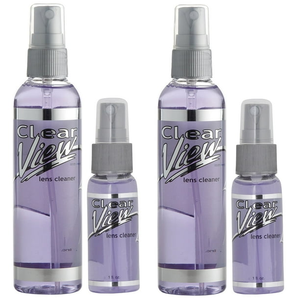 Eyeglass Lens Cleaner Spray Pack of 24oz & 21oz Clear View Glasses