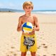 thumbnail image 5 of Pantalones cortos de playa para niños y niñas, de color liso, con estampado bonito, transpirables y con bolsillos, para verano, 5 of 9