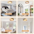 thumbnail image 7 of BESTOMINE Flush Mount Ceiling Light,12.5 inch LED Ceiling Light Fixture,Polished Gold Finish,Light Fixtures Ceiling Mount,Light Fixtures,Dimmable/3000K/18W,Outdoor Flush Mount Lighting Fixtures, 7 of 7
