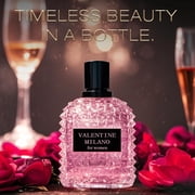 Valentine Milano, Mon Amour Paris, Nice Girl Red/Pink, Perfume for Women, Vanilla, Caramel, Sweet, Floral Long-Lasting Fragrance 100ml*4