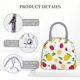 thumbnail image 4 of Easygdp Strawberry and Lemon Bolsa de Almuerzo Insulada Grande, Forro de Aluminio, Diseño Espacioso, a Prueba de Fugas, Ideal para Trabajo, Picnics, Viajes y Actividades al Aire Libre, 4 of 6