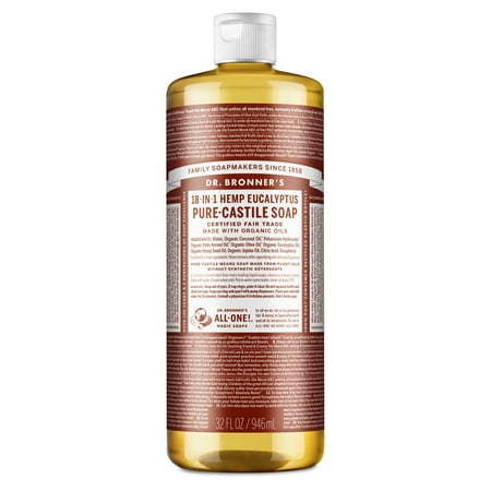Dr. Bronner's Pure Castile Liquid Soap Eucalyptus 32 oz