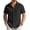 Black, variant on COOFANDY Men's Casual Button Down Shirts Short Sleeve Textured Summer Beach Shirt with Pocket