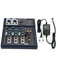 thumbnail image 3 of 4 Channel Stage Mixer, Durable USB Mixer, Portable F4-USB For Home US Plug 110V, 3 of 8