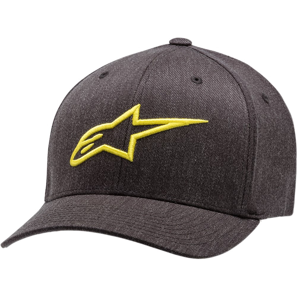 Alpinestars Double Lightweight Cotton Adjustable Contrast Stitch Gray Cap Hat 