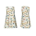 thumbnail image 7 of KLL Dogs Funny Pets Pattern Womens Summer Dresses 2025,Loose Round Neck Sleeveless Sundresses Tank Dresses with Pockets, 7 of 7
