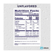 Pedialyte Electrolyte Drink, For Kids & Adults, Unflavored, 1 Liter, Pack of 8