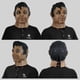 thumbnail image 4 of Máscara de látex divertida de un joven negro para Halloween y fiestas, 4 of 4