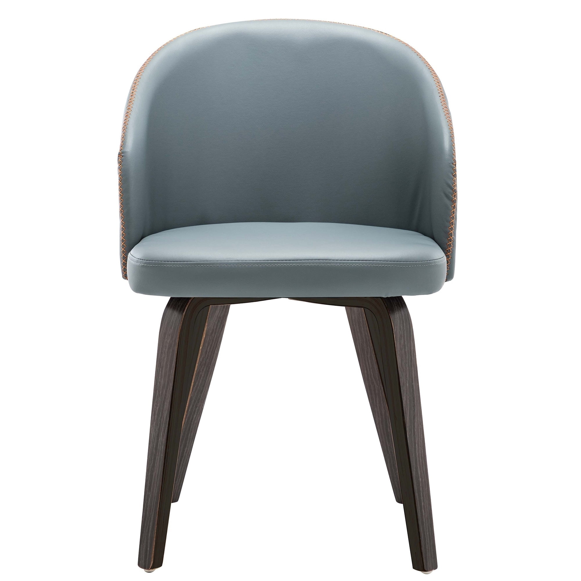 Warehouse of Tiffany Maynau PU Leather & Wood Upholstered Dining Arm Chairs (Set 2)