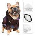 thumbnail image 3 of Gaeub Wings Of A Butterfly Dog Hoodie Sweatshirts Warm Dog Clothes for Small Dogs,Puppy and Cat Costume-X-Large, 3 of 7