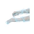 thumbnail image 4 of INSPIRAR CHIC Guantes largos de ópera de tul para mujer Guante de malla transparente para bodas nocturnas Azul claro L, 4 of 6