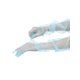 thumbnail image 4 of INSPIRAR CHIC Guantes largos de ópera de tul para mujer Guante de malla transparente para bodas nocturnas Azul claro L, 4 of 6