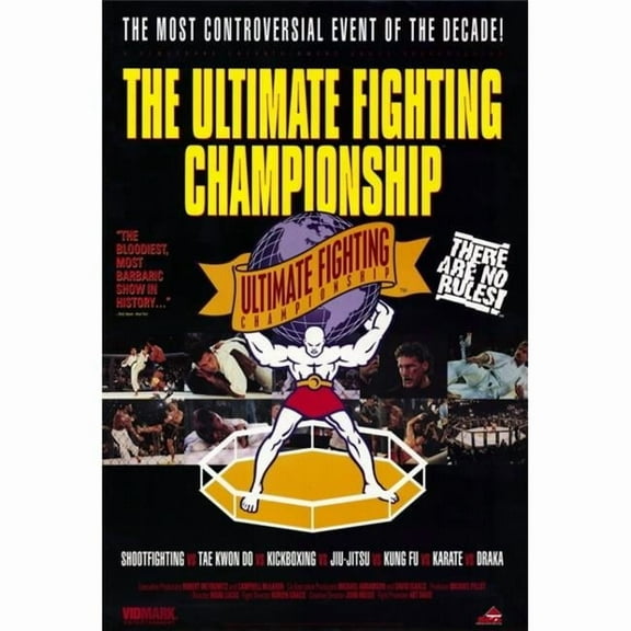 Pop Culture Graphics MOVCF0413 Ultimate Fighting Championships Movie Poster Print, 27 x 40