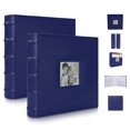 thumbnail image 1 of Álbum Fotográfico Betco Color Azul para 400 Fotos Set Paquete 2 Piezas, 1 of 5