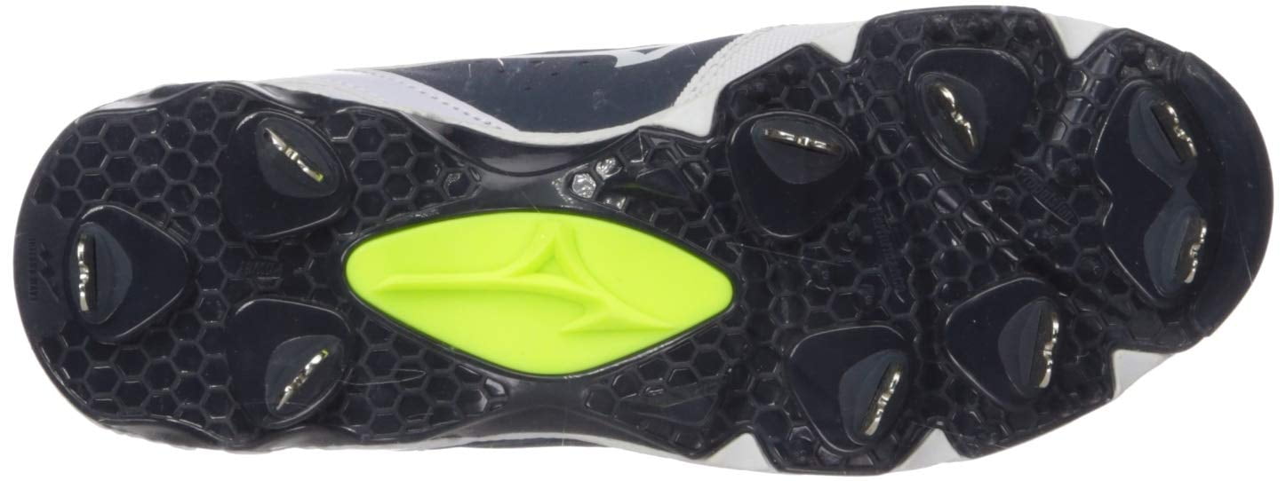 Mizuno 9 Spike Swift 5 Women's Softball Metal Cleats, Navy/White, 6.5