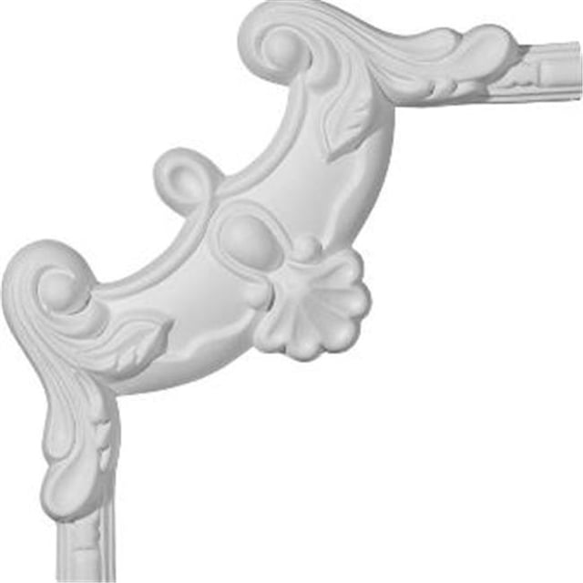 Ekena Millwork PML08X08OD 8.25 In. W X 8.25 In. H Architectural Odessa Bead & Barrel Panel Moulding Corner