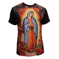 thumbnail image 2 of Mens Virgin Mary Rose Sublimation T-Shirt - Large, 2 of 2