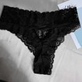 thumbnail image 3 of Gkeoshab Women's Cotton Underwear High Waist Lace Underwear For Women Breathable Bikini Lightweight Soft Hipster Panties S M L, 3 of 4