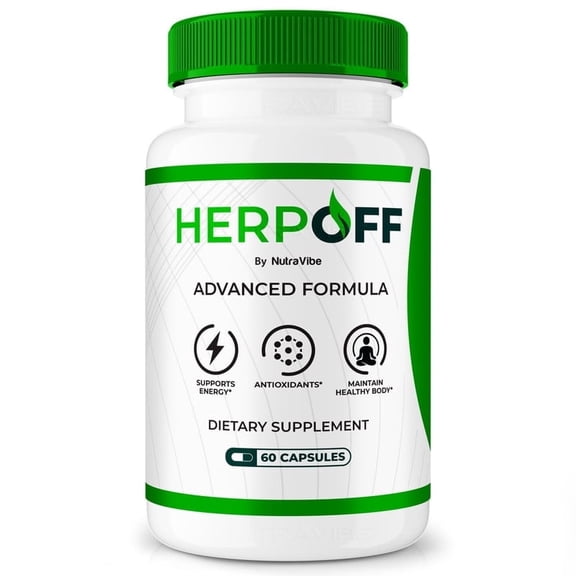 HerpOff Capsules – Daily Immune Defense Supplement for Wellness, Vitality, and Year-Round Function Support – Health Formula (60 Capsules)