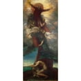 thumbnail image 3 of George Frederic Watts 8x14 Black Modern Framed Museum Art Print Titled - The Denunciation of Adam and Eve (C. 1873-C. 1898), 3 of 5